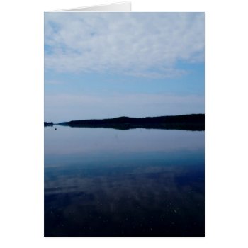Lake Scenery  Blank Card by StormythoughtsGifts at Zazzle