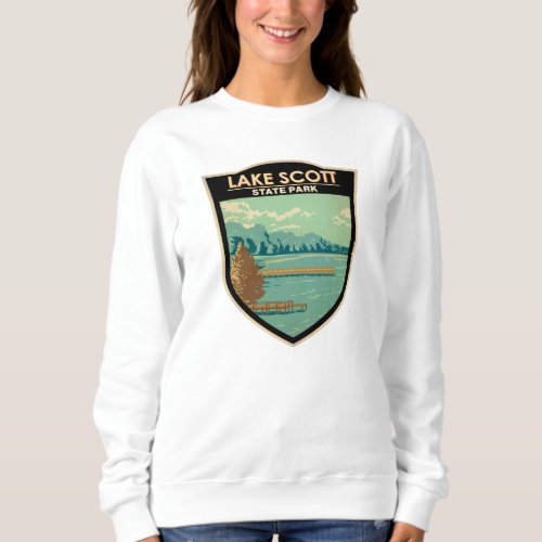 Lake Scott State Park Kansas Badge Sweatshirt