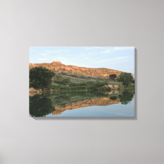 Lake Scott State Park - Reflection Wrapped Canvas Print