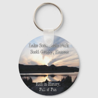 Lake Scott Sunset Keychain