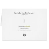 Lake Seliger from Nilov Monastery Cards (Back Horizontal)