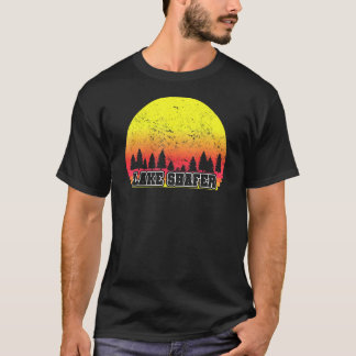 Lake Shafer Indiana Retro Scenic Sunset Graphic T-Shirt