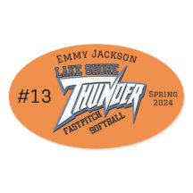 Lake Shore Fast Pitch Sticker