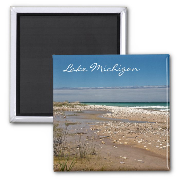 Lake shore fridge magnet