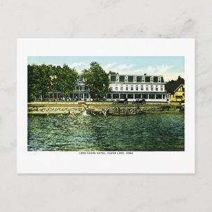 Lake Shore Hotel, Clear Lake, Iowa Postcard