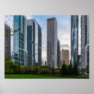 Lake Shore Park Painterly Poster