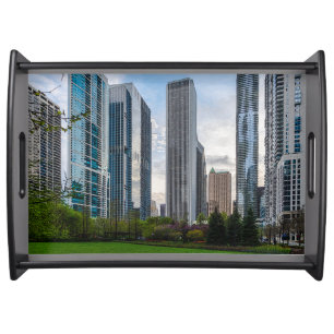 Lake Shore Park Painterly Serving Tray