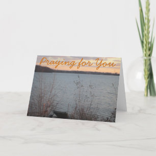 Lake Shore Sunset "Praying for You" Card