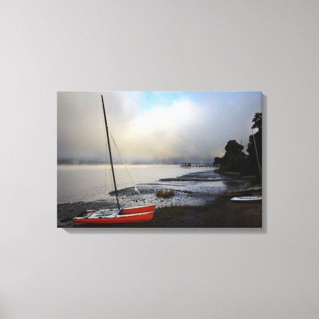 Lake side of Inverness Canvas Print (Front)