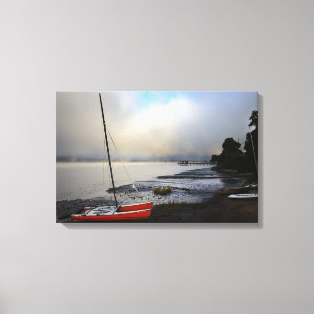 Lake side of Inverness Canvas Print 23x15 (Front)