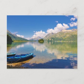 Lake Sils  In Graubünden  Swizerland Postcard by allphotos at Zazzle