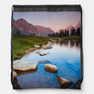 Lake Solitude Drawstring Bag
