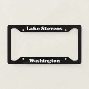 Lake Stevens WA - LPF License Plate Frame