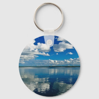 Lake Summer Afternoon Keychain
