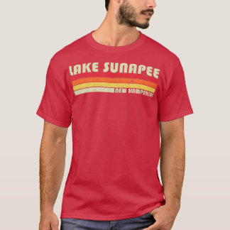LAKE SUNAPEE NEW HAMPSHIRE Funny Fishing Camping S T-Shirt