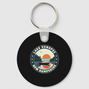 Lake Sunapee New Hampshire Sunset T Shirt Keychain