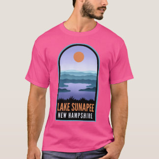 Lake Sunapee Retro Landscape T-Shirt