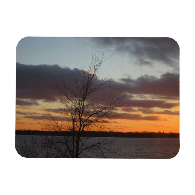 Lake Sunset Flexible Magnet (Horizontal)