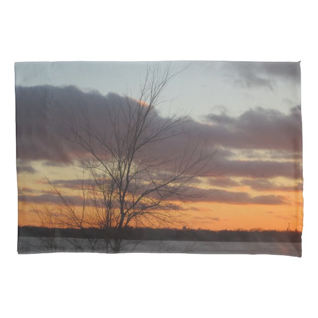 Lake Sunset Pillowcase (Front)