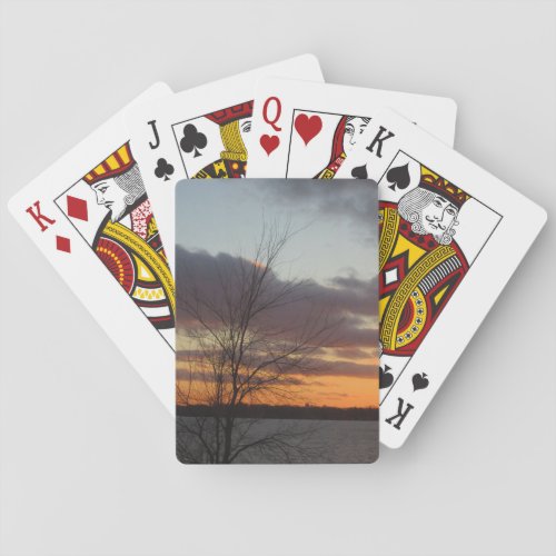 Lake Sunset Playing Cards