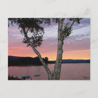 Lake Sunset Postcard