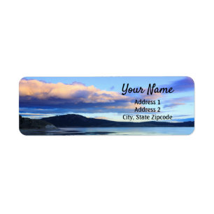 Lake Sunset Return Address Label