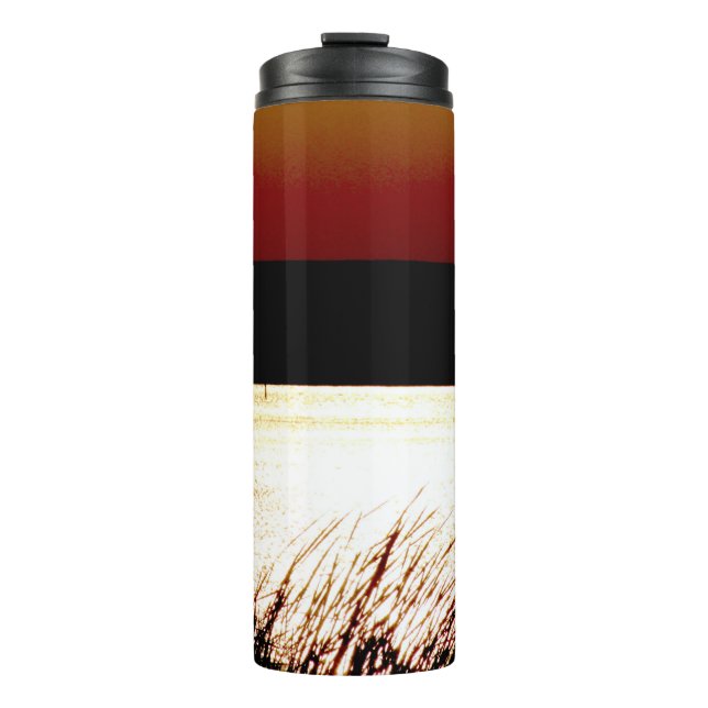 Lake Sunset Thermal Tumbler (Front)