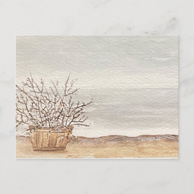 Lake Superior beach postcard (Front)