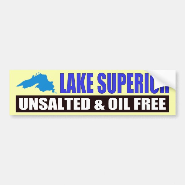 LAKE SUPERIOR BUMPER STICKER (Front)
