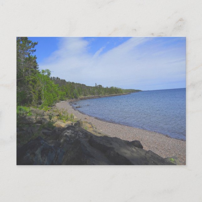 Lake Superior, Duluth MN Postcard (Front)