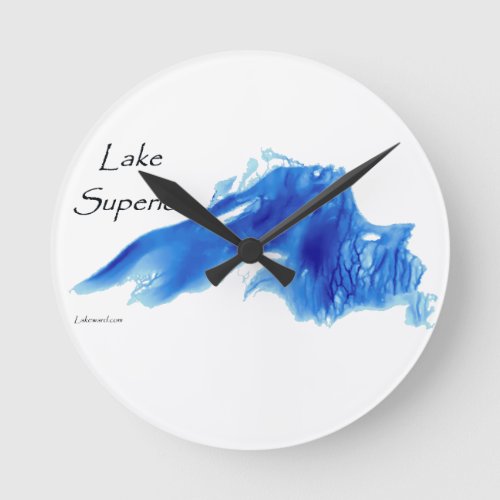 Lake Superior InDepth Round Clock