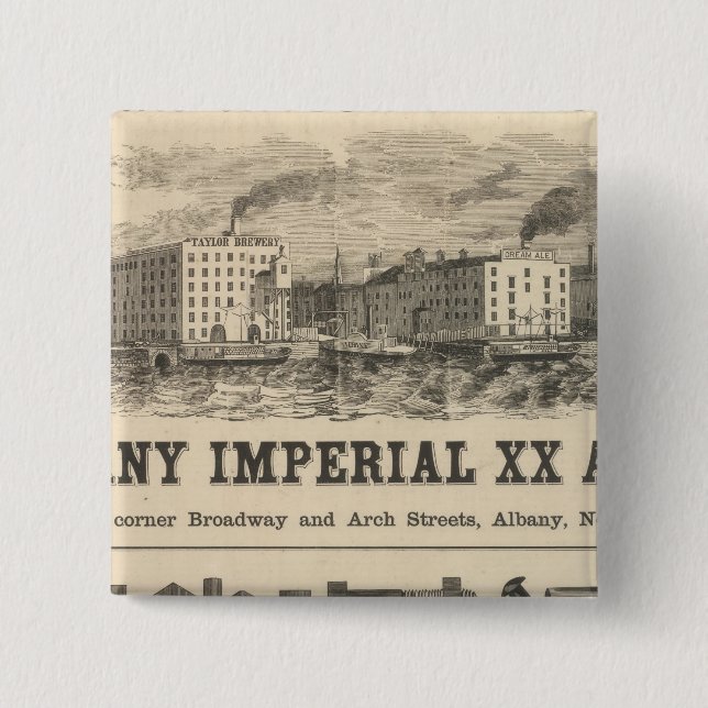 Lake Superior Iowa and Minnesota Advertisement Button (Front)