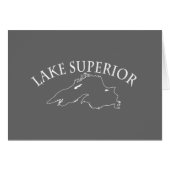 Lake Superior Map (Front Horizontal)