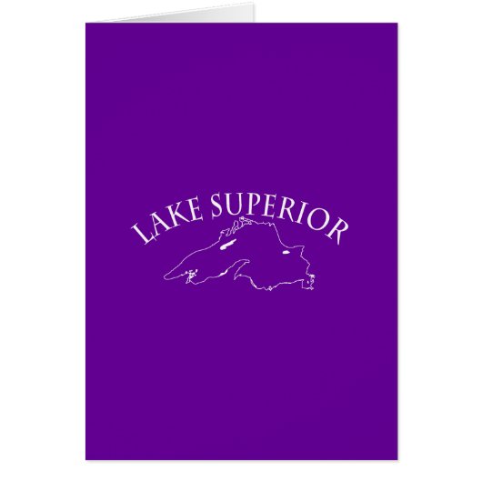 Lake Superior Map Cards (Front)