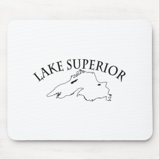 Lake Superior Map Mouse Pad