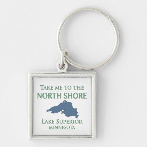 Lake Superior North Shore Keychain
