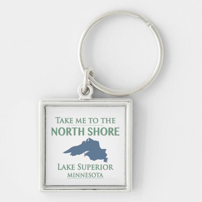 Lake Superior North Shore Keychain (Front)