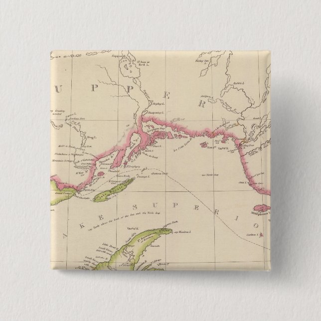 Lake Superior Pinback Button (Front)