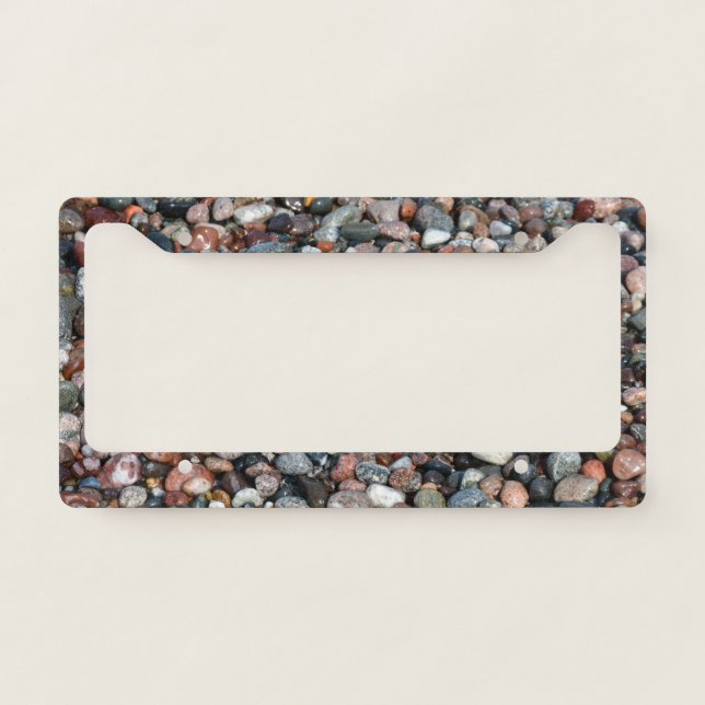 Lake Superior Rocks License Plate Frame (Front)