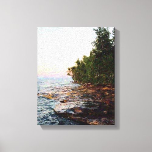 Lake Superior Shore Canvas Print