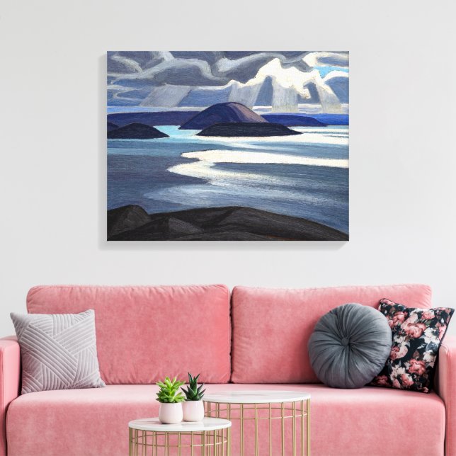 Lake Superior Sketch | Lawren Harris | Canvas Print (Insitu(LivingRoom))