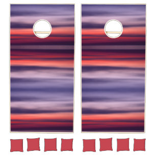 Lake Superior Sunrise Photograph Duluth Minnesota Cornhole Set