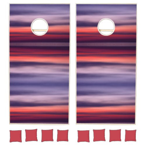 Lake Superior Sunrise Photograph Duluth Minnesota Cornhole Set