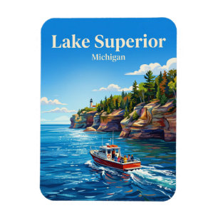 Lake Superior USA Magnet