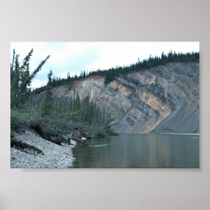 Lake Surfing in Alaska   Hanging Ten Poster