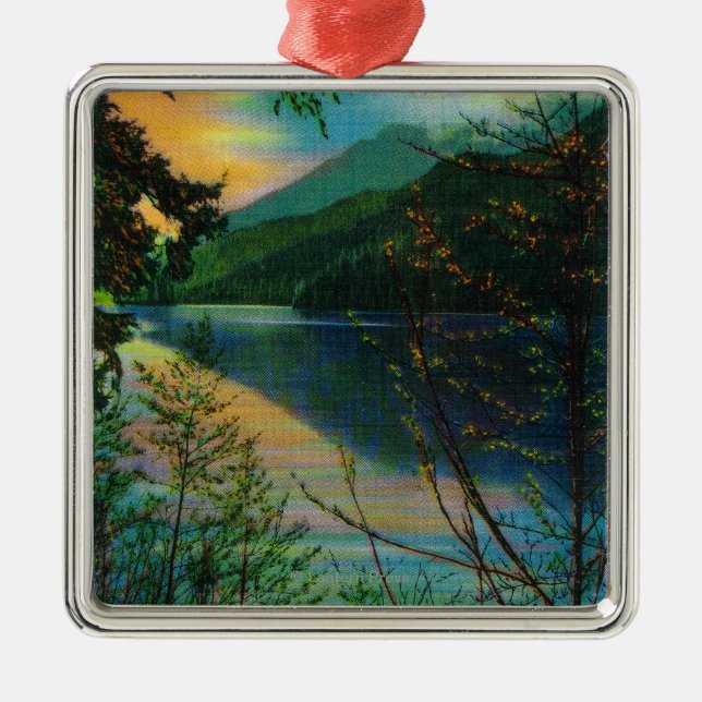 Lake Sutherland new Port Angeles, WA Metal Ornament (Front)