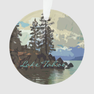 Lake Tahoe Acrylic Ornament
