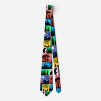Lake Tahoe Bear Pop-Art Neck Tie