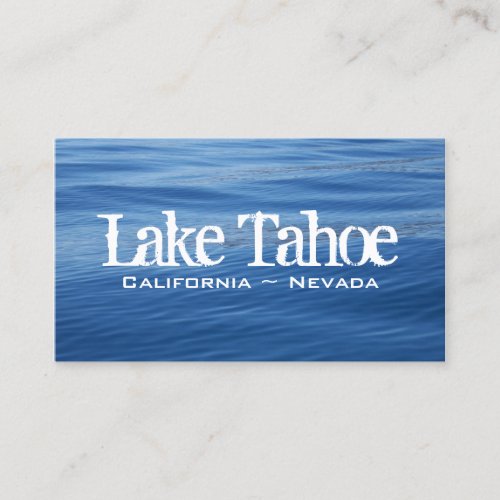 Lake Tahoe Business Card