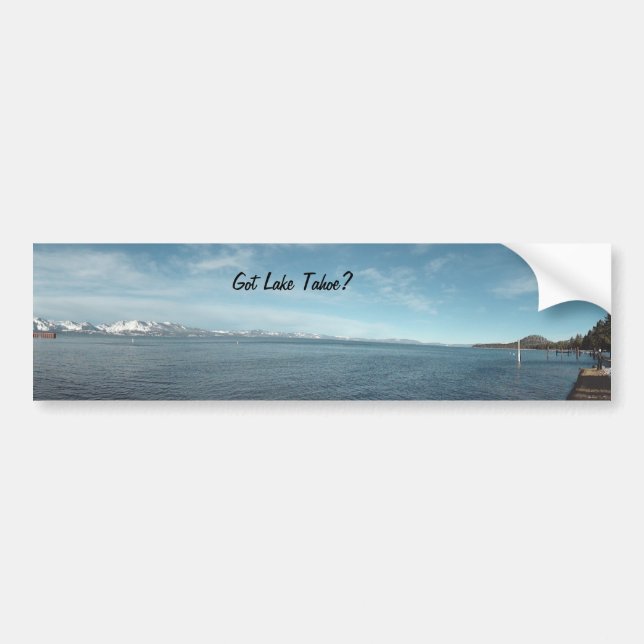 Lake Tahoe Bumper Sticker (Front)
